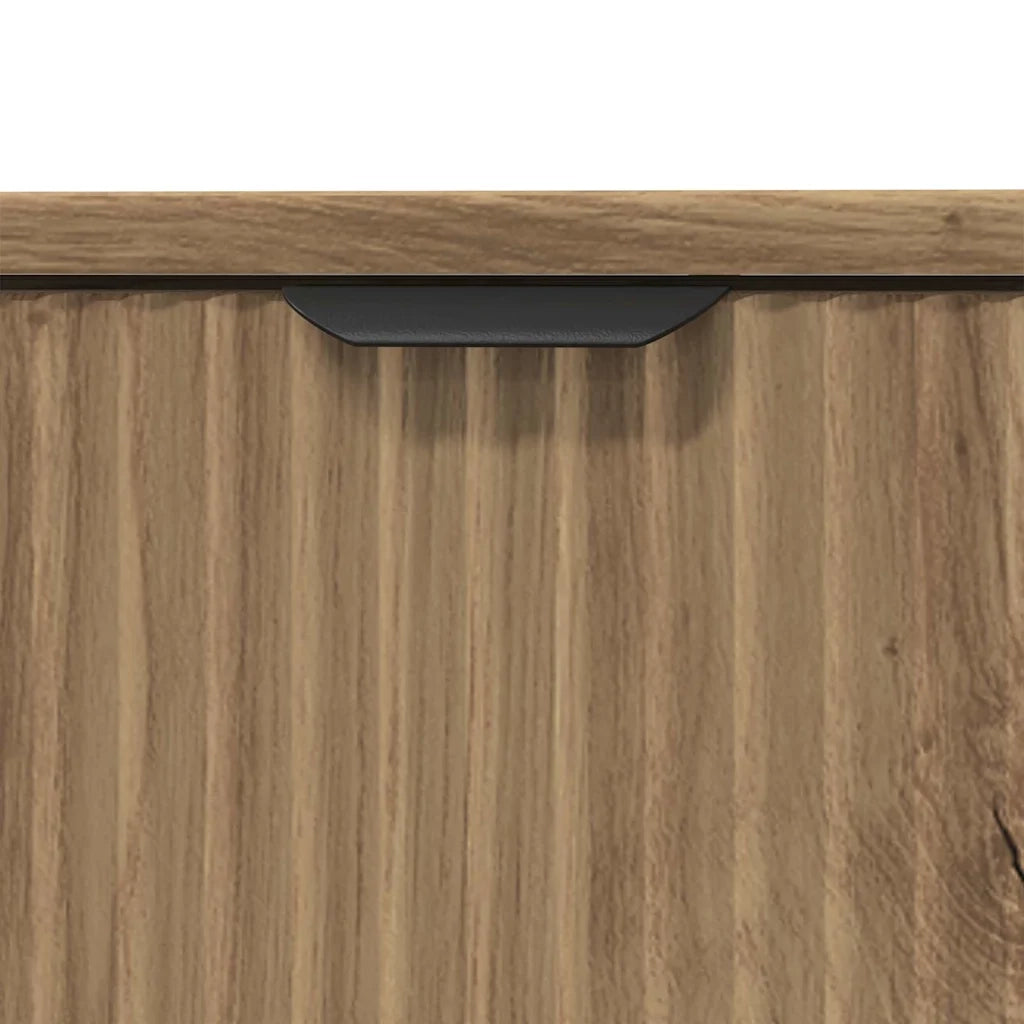 Armadio per Lavabo da Bagno con porta Rovere artigianale 883423