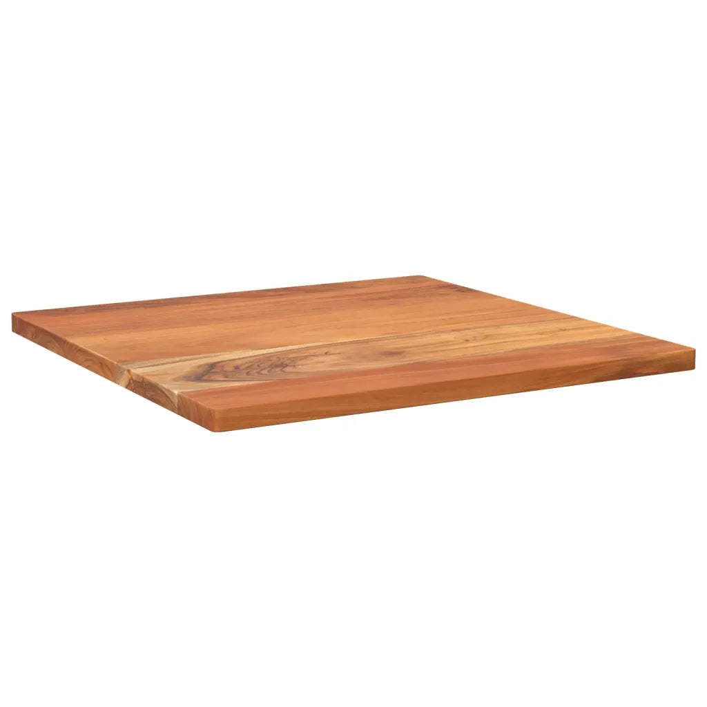 Piano per Tavolo | Superficie Tavolo | Piano Scrivania 60x60x3,8 cm Quadrato Legno Massello di Acacia