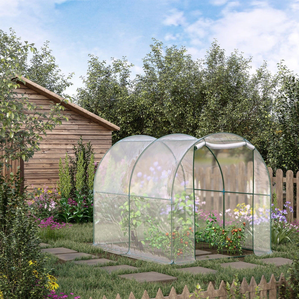 Serra da Giardino Tunnel ¨C zephmum ¨C Acciaio PVC 2x2.5x2m