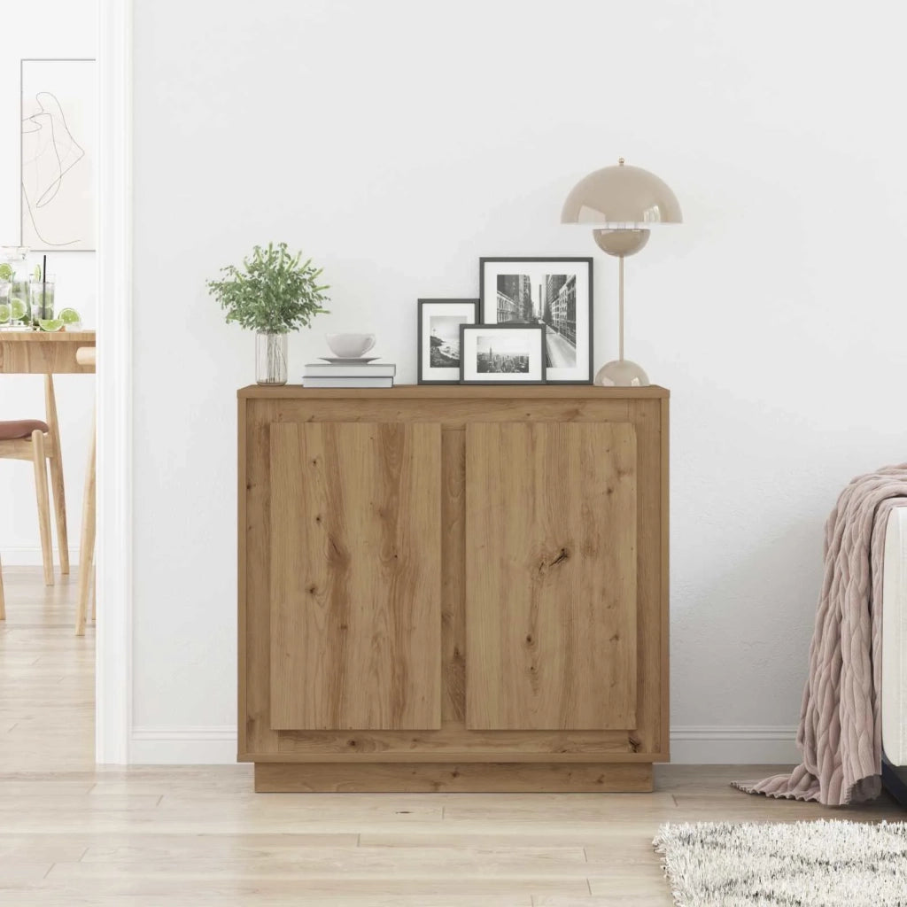 Credenza | Madia | Buffet da pranzo | Armadio da pranzo Rovere artigianale 80 x 40 x 75 cm Legno multistrato