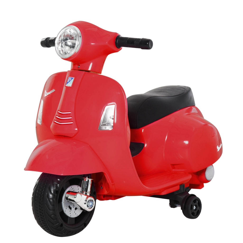 Moto Elettrica Bambini Vespa ¨C Minimal ¨C Rosso 66.5x38x52 cm