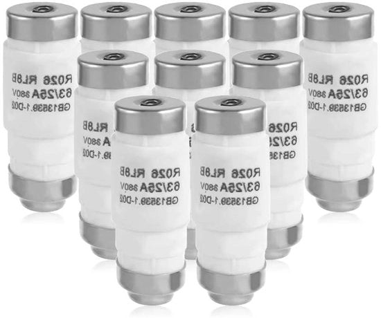Fusibili ceramici D0 tipo 25A - 10 pezzi - smaltanti D02