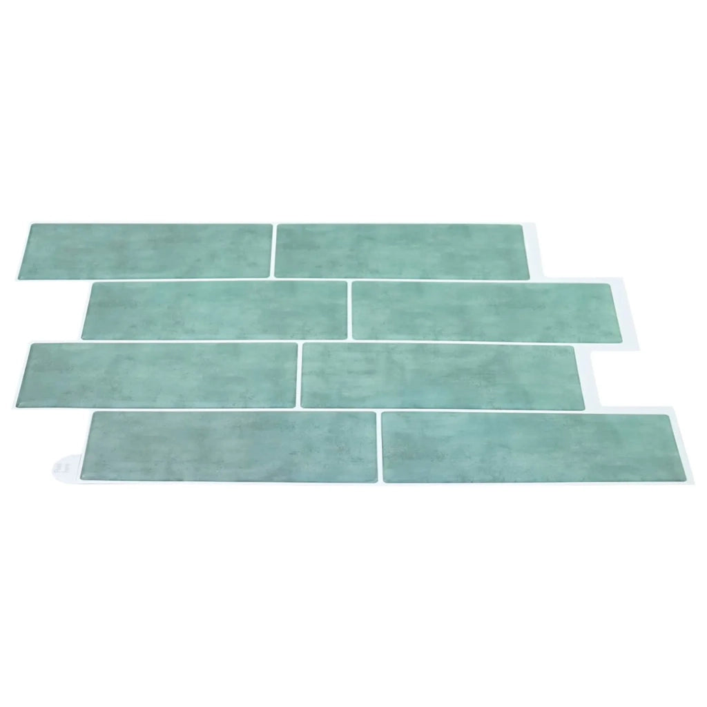 Piastrella subway 50 pcs Grigio Verde 29 x 21 cm 42046152