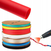 Tubo Termorestringente Rosso 13mm 1m – Flessibile e Autoestinguente | Riduzione 2:1, Resistente UV, Isolamento Elettrico