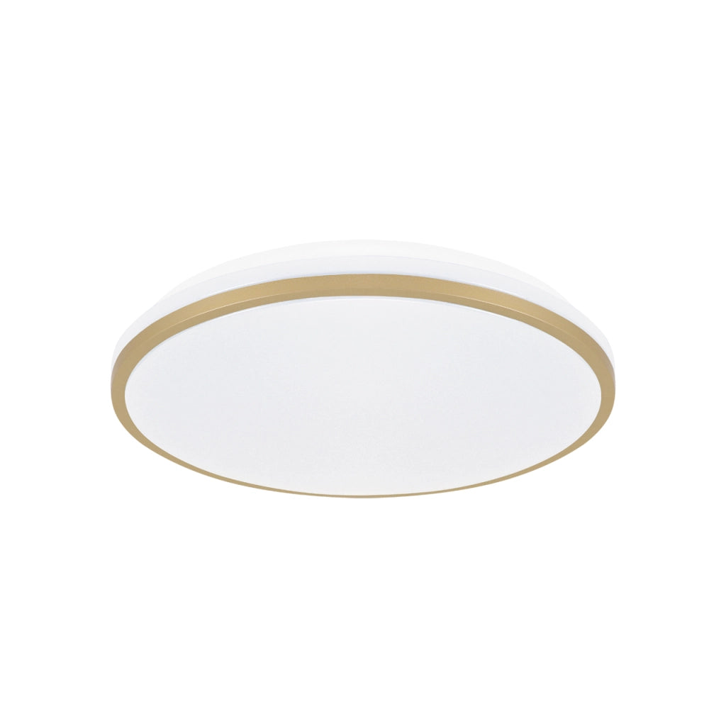 Plafoniera bianco-oro tonda Ø28 LED 12W 4000K Linus Struhm