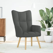 Sedia Relax Grigio Scuro in Tessuto 4016768