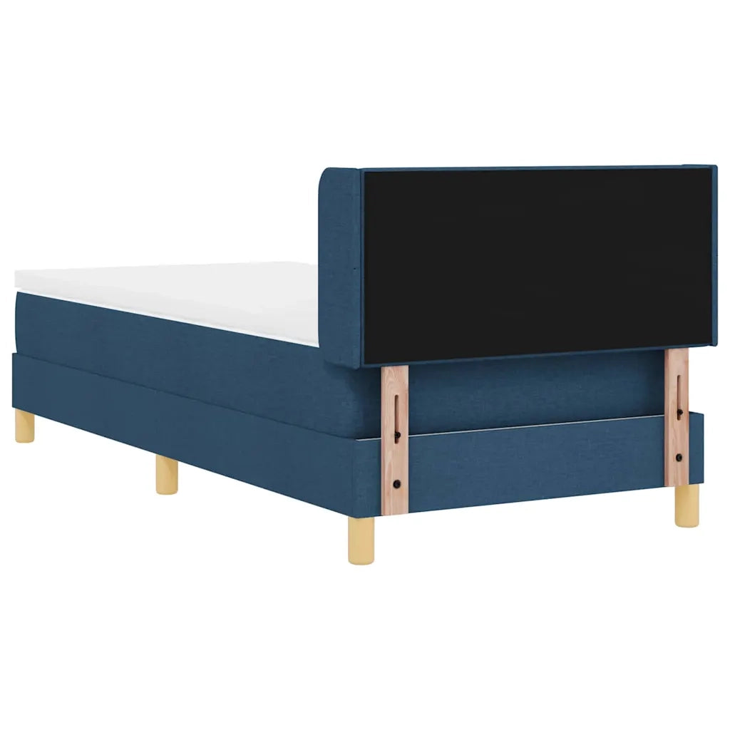 <strong>Letto a Molle< / strong> Blu 100 x 200 cm Tessuto