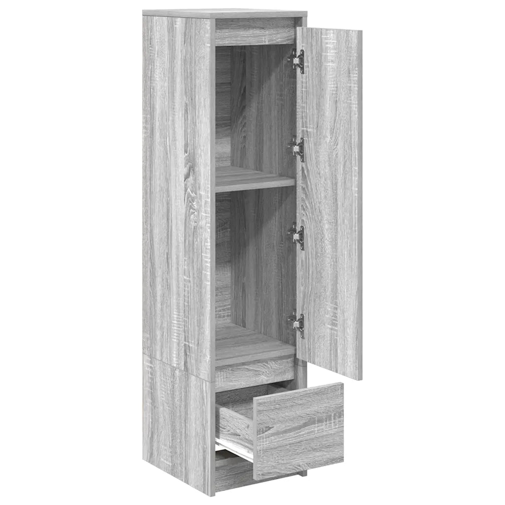 Credenza-Buffet-Armadio da cucina Grigio Sonoma 29,5x34x119,5 cm in Legno Multistrato