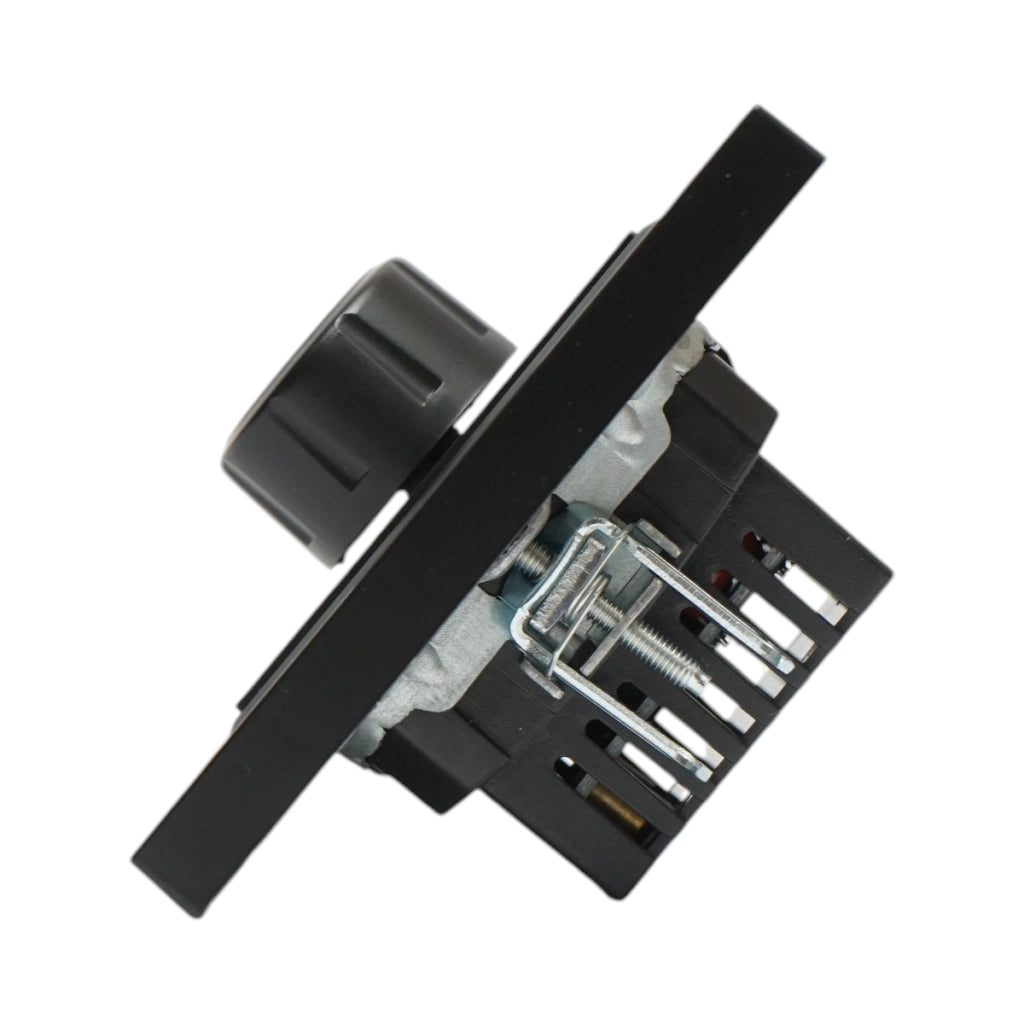 Regolatore di tensione per ventola da incasso nera 500W, 220V, ABS 80x80mm