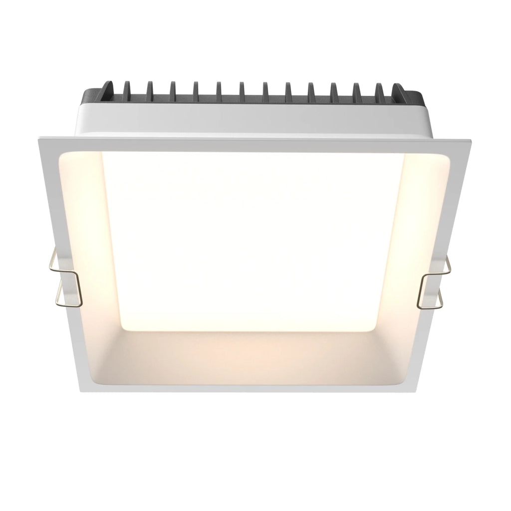 Maytoni Lampada da incasso Okno 1 luce LED integrato bianco metallo