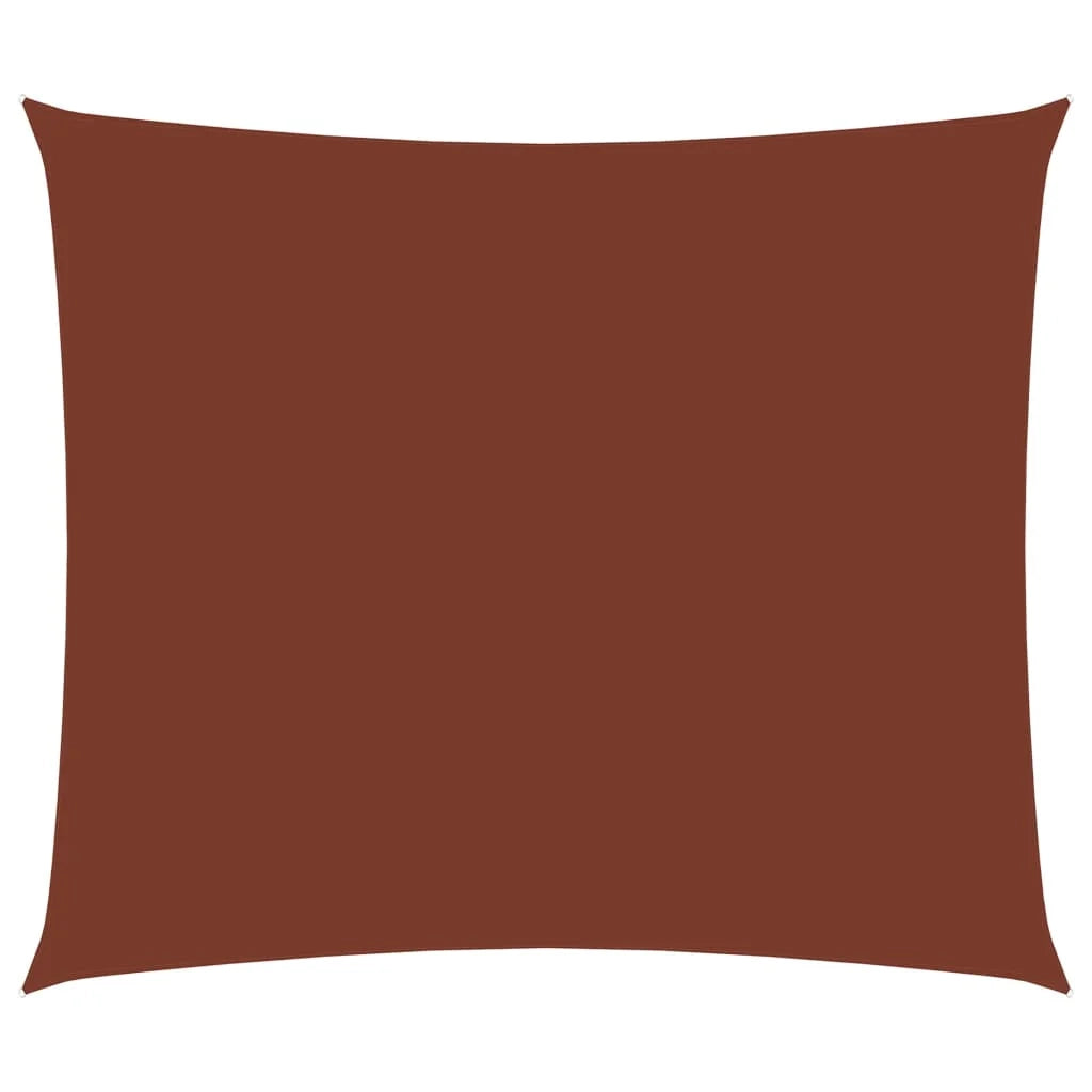 Vela ombreggiante rettangolare in tessuto Oxford 2,5 x 3,5 m terracotta 02_0009954