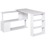 Scrivania Angolare Girevole ¨C Minimal ¨C Bianco 120x110 cm