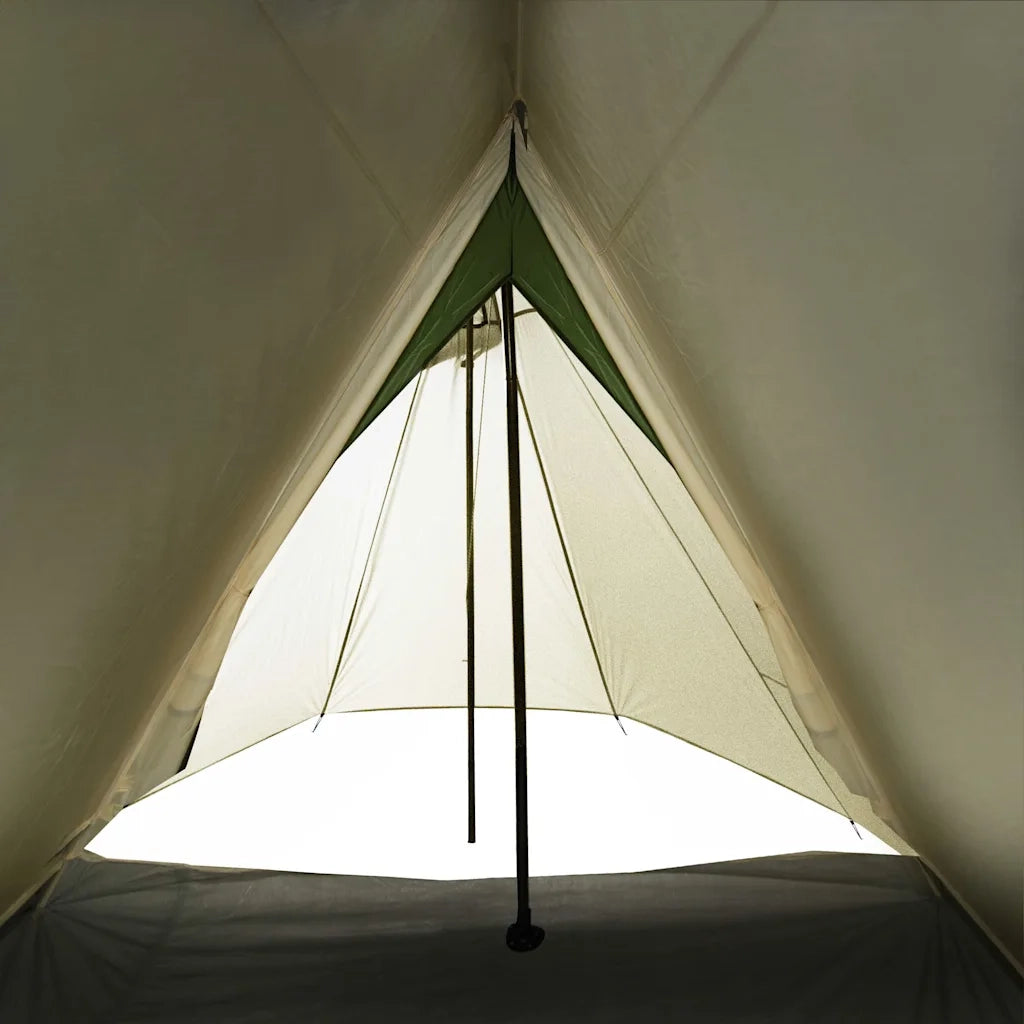 Tenda da Campeggio per 3 Persone Verde Impermeabile 94365