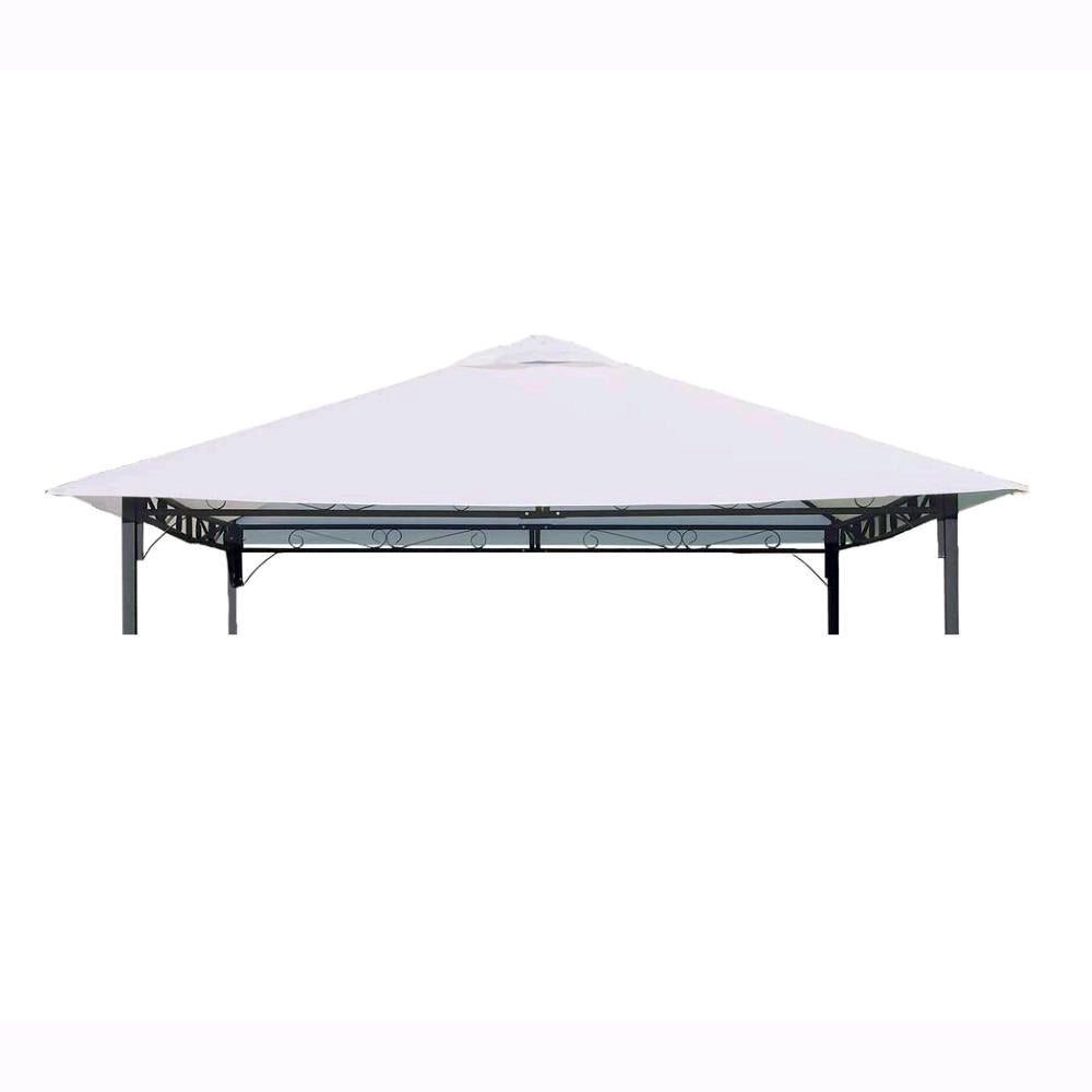 Telo Telone di Ricambio per Copertura Gazebo 300x300 cm 180 gr/mq colore beige con airvent Antivento