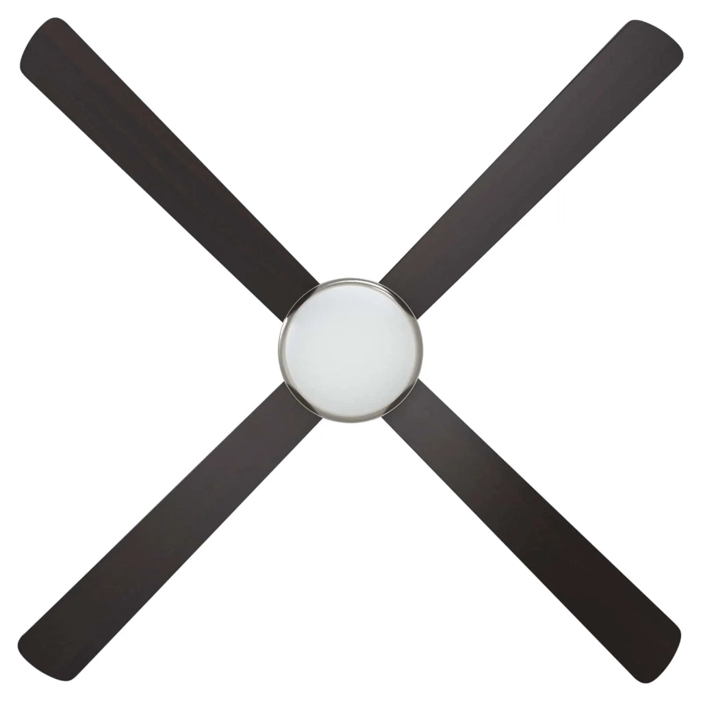 Ventilatore da soffitto con luce e telecomando Ø 130 cm 42035648