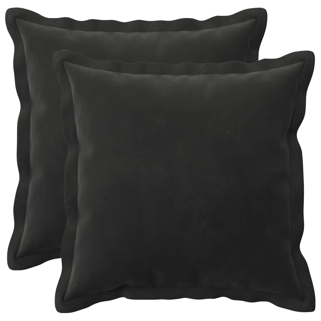 Cuscino con cuscino HOUTEN 2 pz Nero Velluto 931855