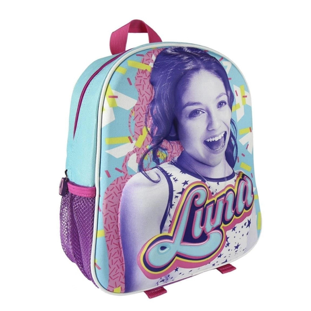 Trade Shop - Zaino Zainetto Soy Luna Con Rilievo 3d Bambine Scuola Asilo Elementari Materna -