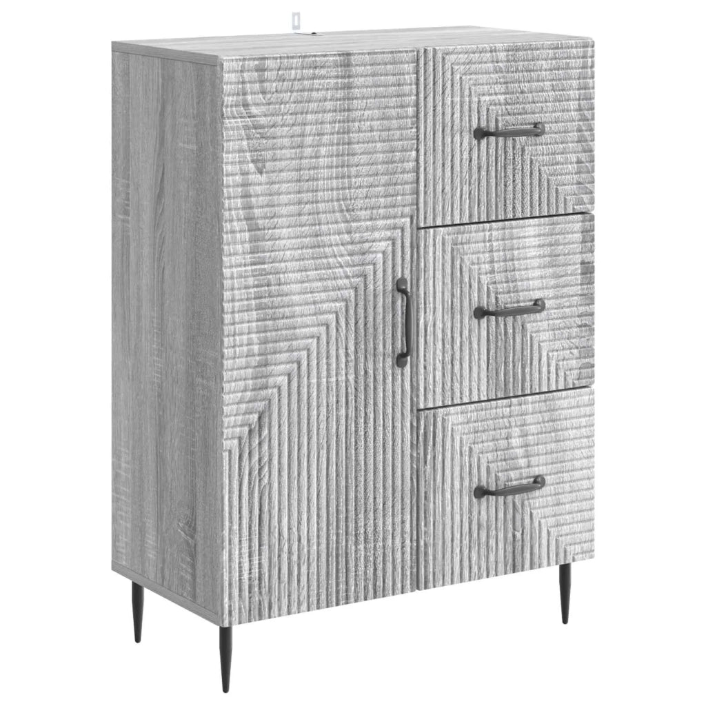 Credenza Grigio Sonoma 66 x 34,5 x 89,5 cm Legno ingegnerizzato 894861