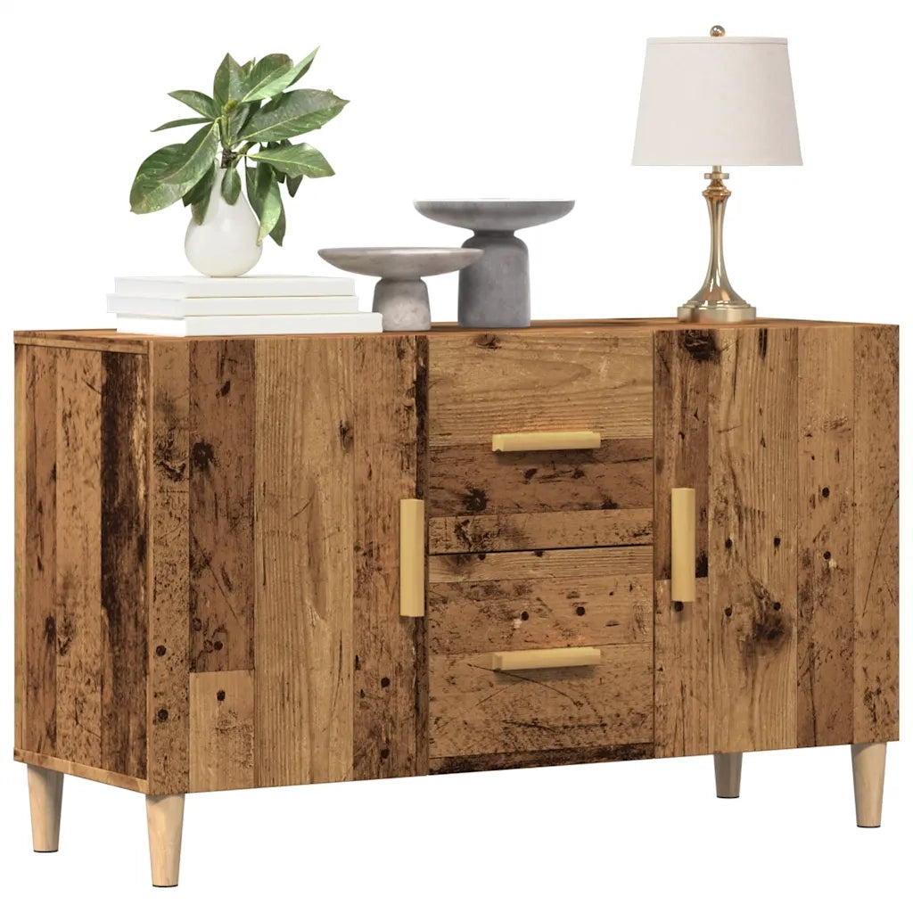 Credenza | Madia | Buffet da pranzo | Armadio da pranzo Legno Antico 100x36x60 cm in Legno Multistrato
