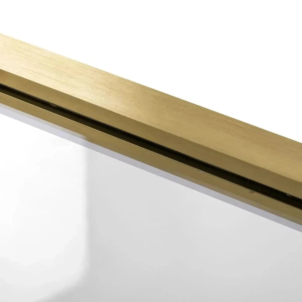 Cabina Doccia Rea Atlas 80x100 Brush Gold destra