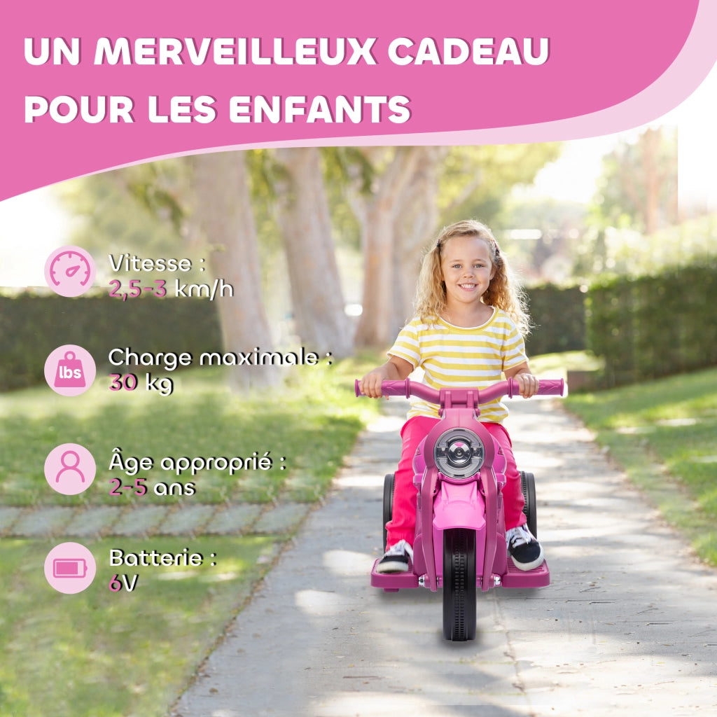 Moto elettrica bambini 2-5 anni ¨C Minimal ¨C rosa