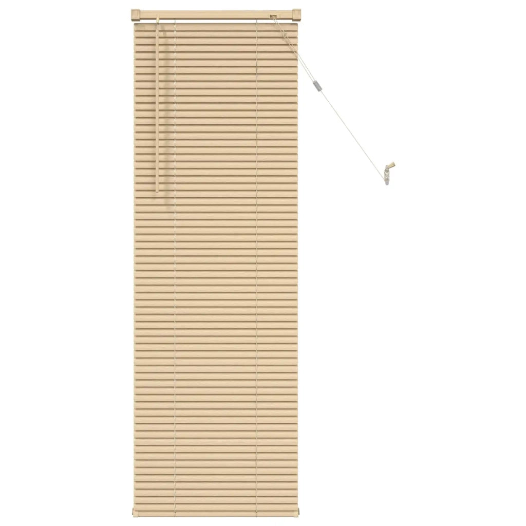 Tenda Veneziana Marrone Chiaro con Motivo 150 x 40 cm PVC 42003758