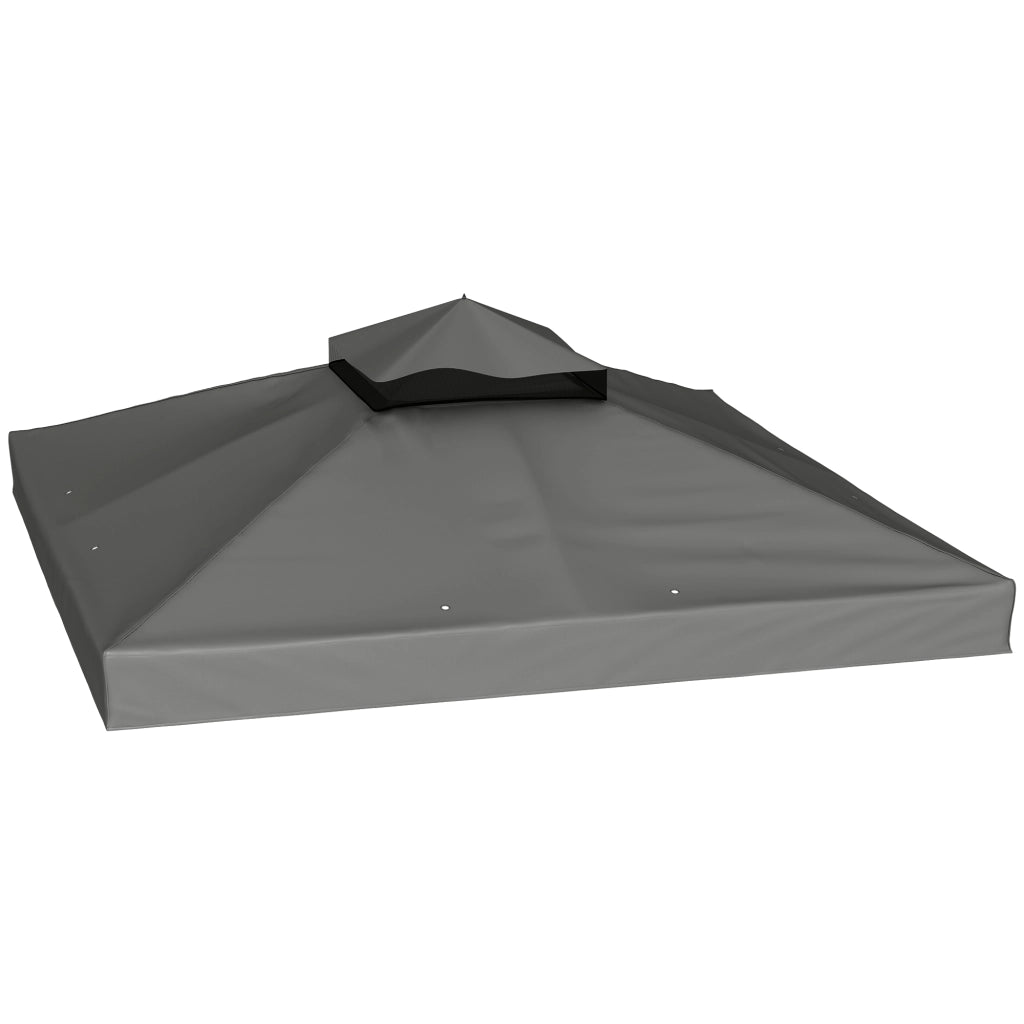 Toldo da giardino 3x3 m con protezione UV ¨C Minimal ¨C grigio scuro