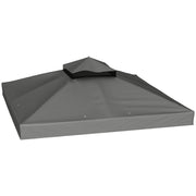 Toldo da giardino 3x3 m con protezione UV ¨C Minimal ¨C grigio scuro