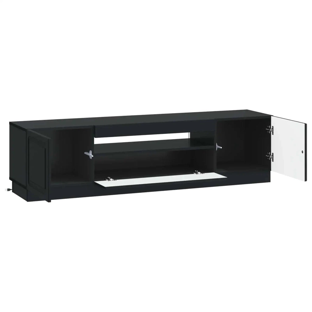 Mobile TV LED Nero Legno ingegnerizzato 897786