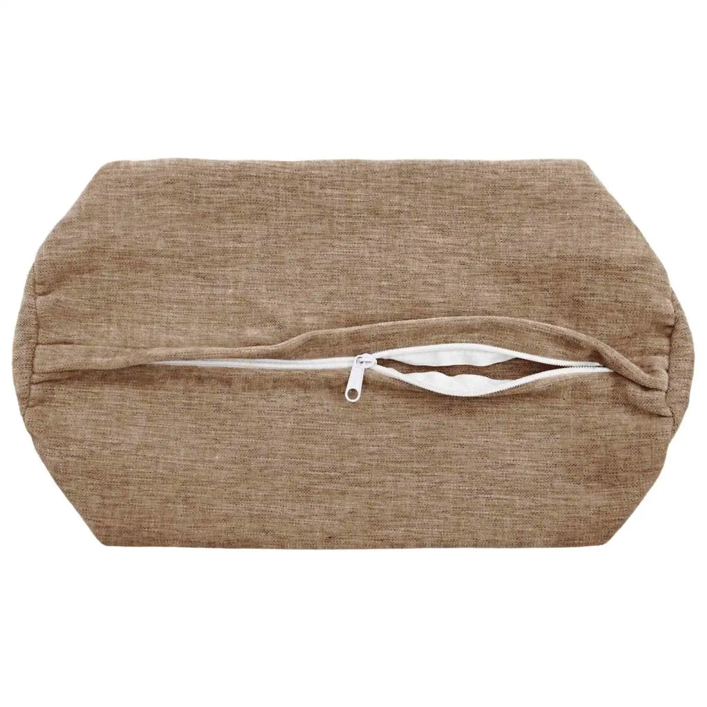 Federa 6 pz HEERLEN Marrone Ø 15 x 40 cm Tessuto Chenille 923290