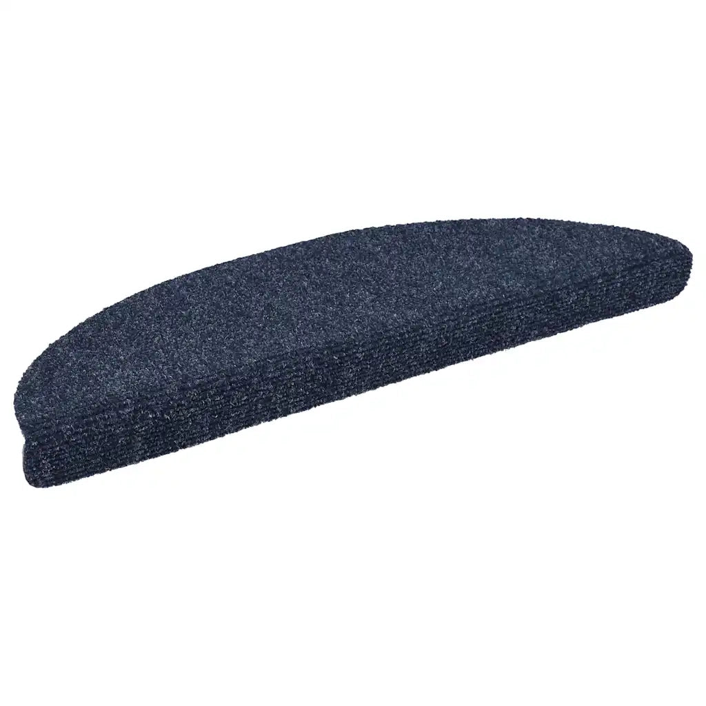 Tappetini per scale autoadesivi 20 pz 56x17x3 cm blu semicircolari 3365672