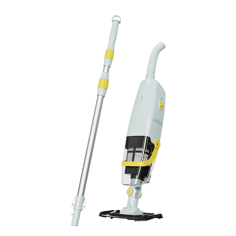 Robot pulitore piscina YM-S1-03 - Portatile senza fili - Impermeabile IPX8 - 2550 mAh/60 min - 2 testine pulenti - Filtro 120 µm