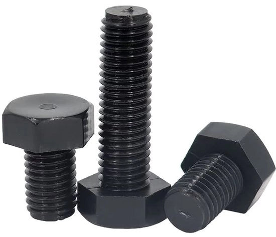 Viti in plastica a 6 giri - Zeskantschroeven - Per macchine - Nero - M6x30mm - Vite a tutto spazio - Adatti a diverse applicazioni -