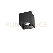 PLAFONIERA LED MIG NERA IN ACRILICO E ALLUMINIO 20W 2000LM 3000K ANTIABBAGLIAMENTO 11,5X11,5X11,6 CM