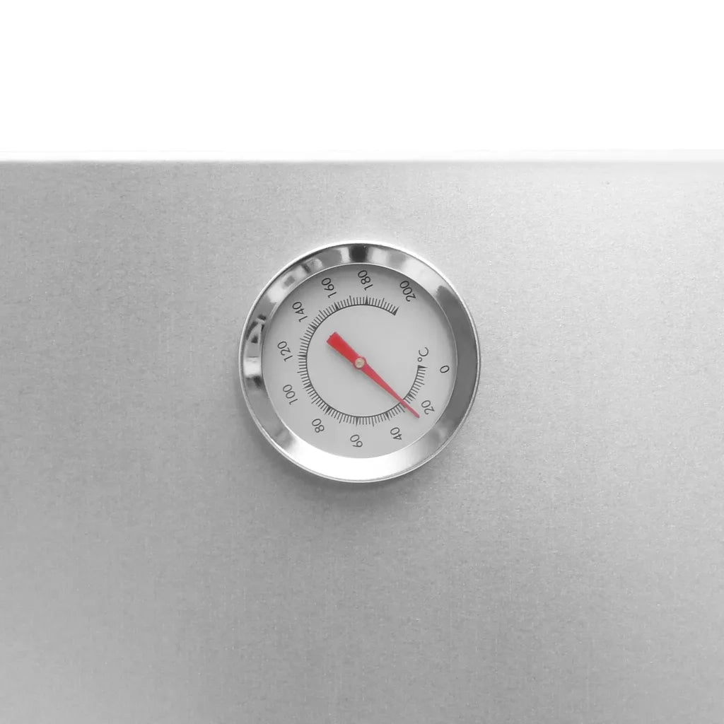 Forno Affumicatore BBQ con Tavolino in Acciaio Zincato CFW5279799