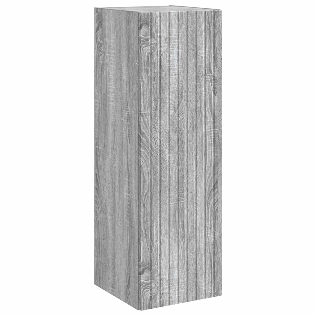 Mobiletto da Bagno a Muro Sonoma grigio 33 x 34,5 x 60 cm 890668