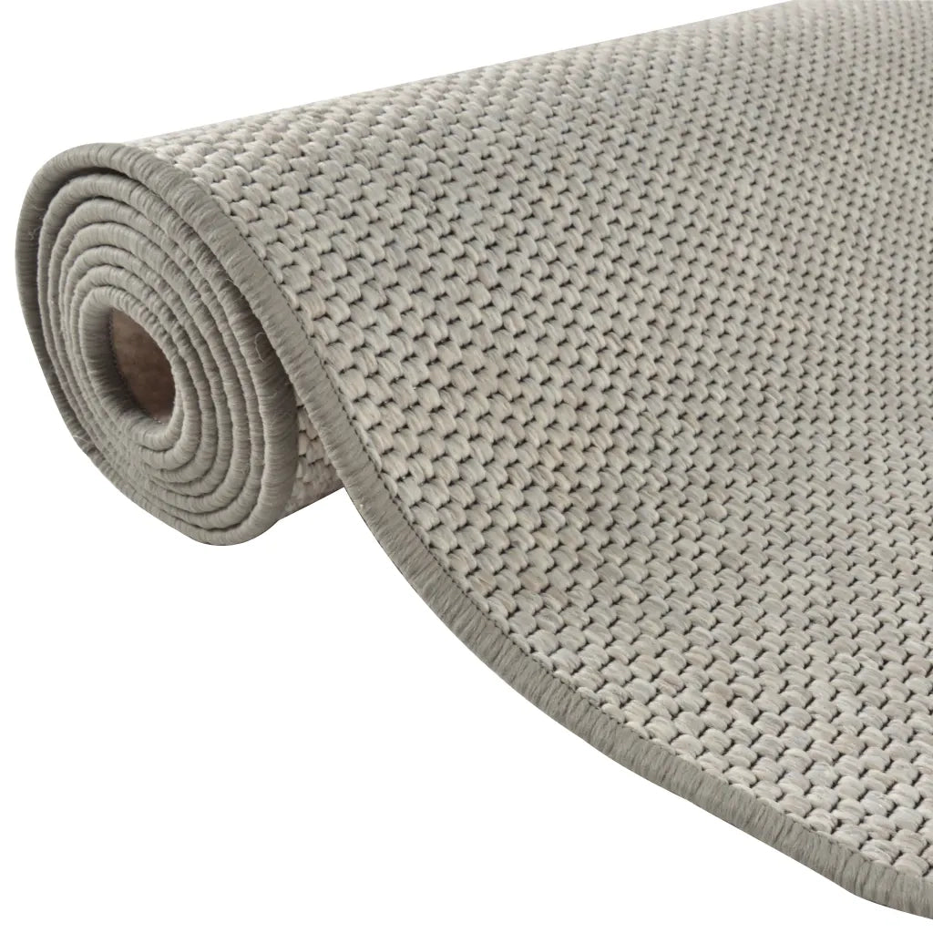 Tappeto Corsia Aspetto Sisal Platina 80x200 cm 355770