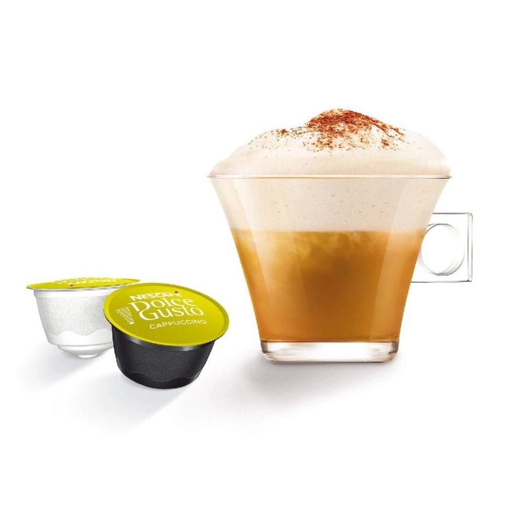 Nescafe' dolce gusto cappuccino caffe' in capsule multipack 6 confezioni da 16 capsule ciascuna
