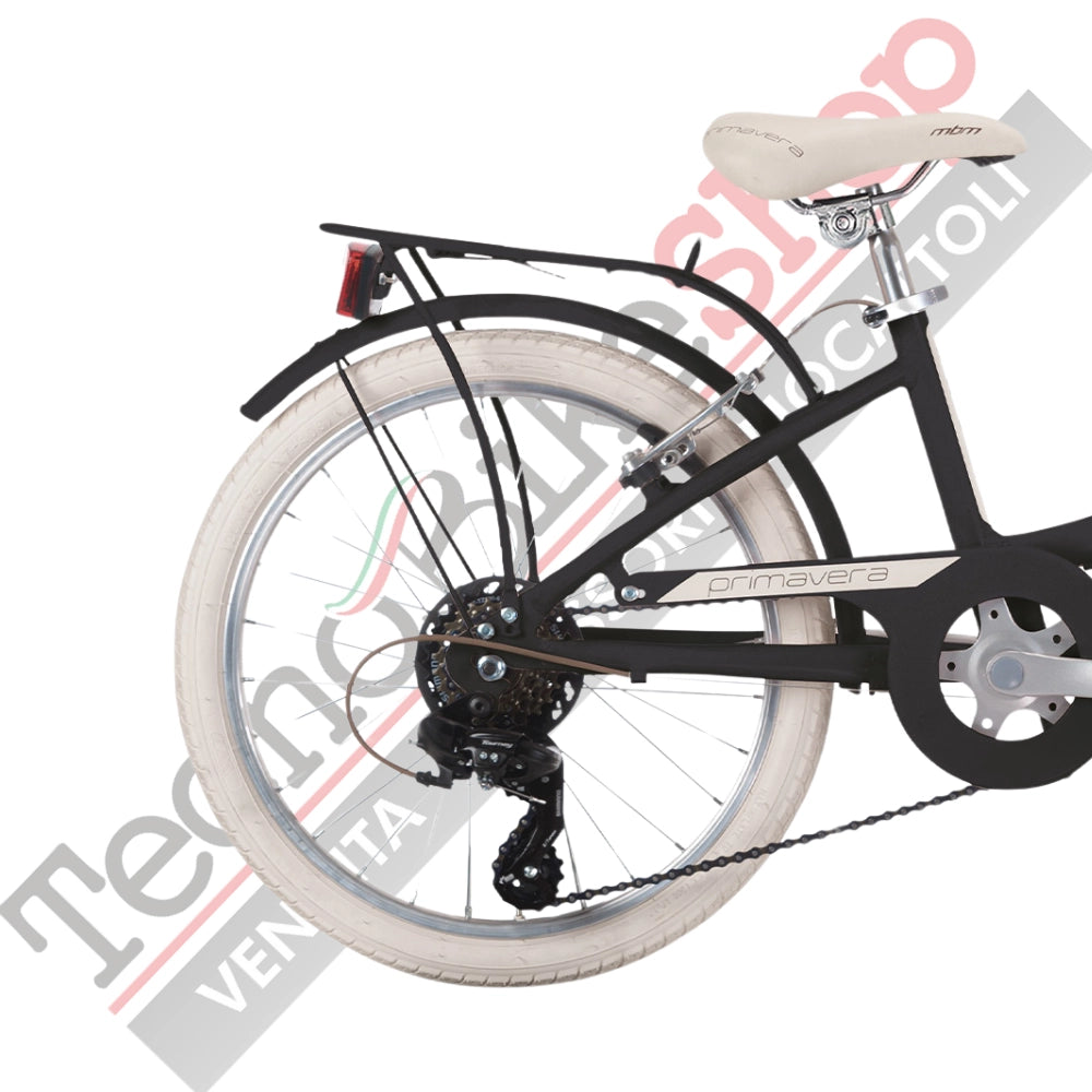 Bicicletta MBM UNISEX Primavera 20'' 6v-Nero