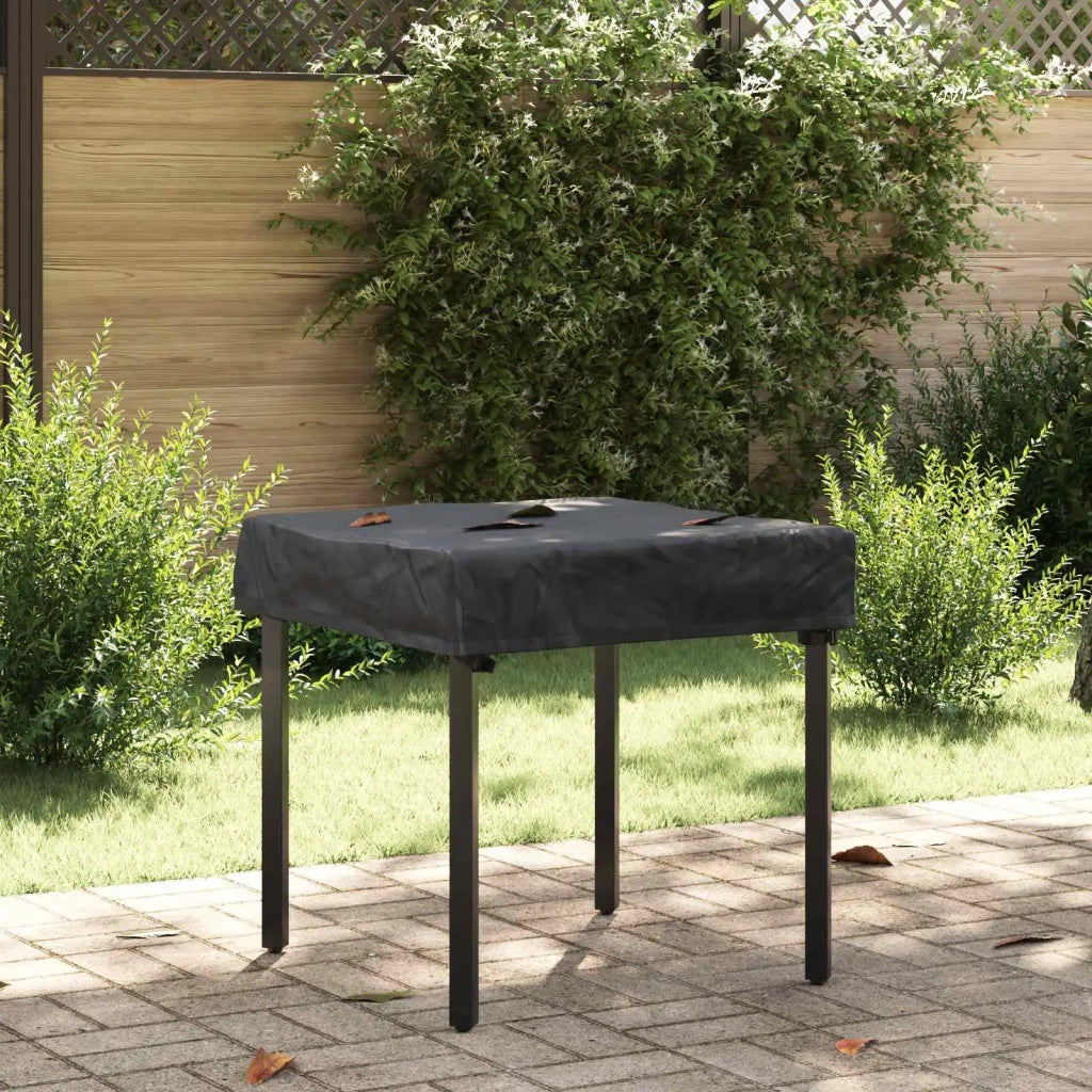Copertura Tavolo Tinta unita Nero 82 x 82 x 15 cm Tessuto