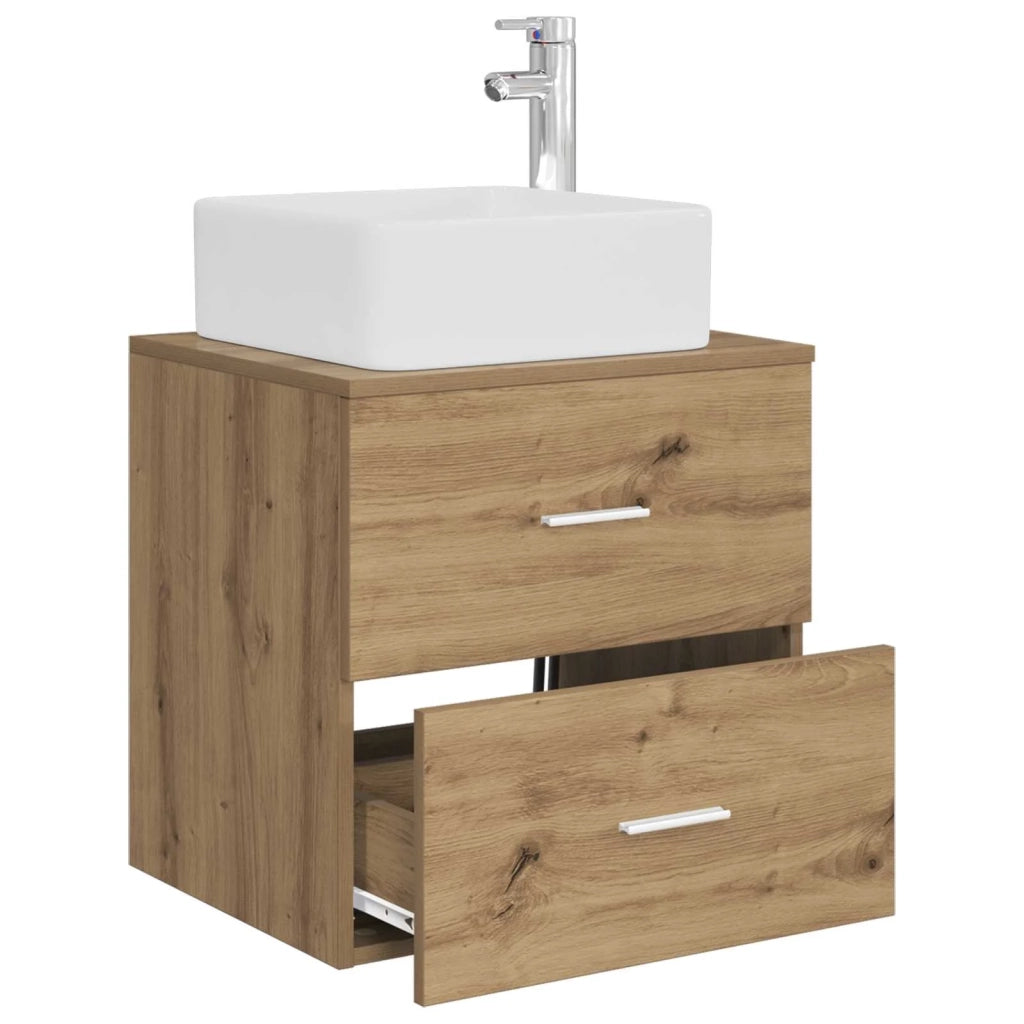 Mobile Lavabo da Parete Rovere Artigianale 49,5 x 41 x 63 cm 890277