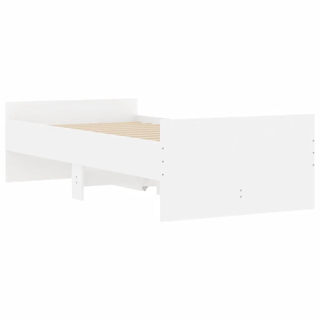 Giroletto con Cassetti Bianco 90x190 cm 3207378