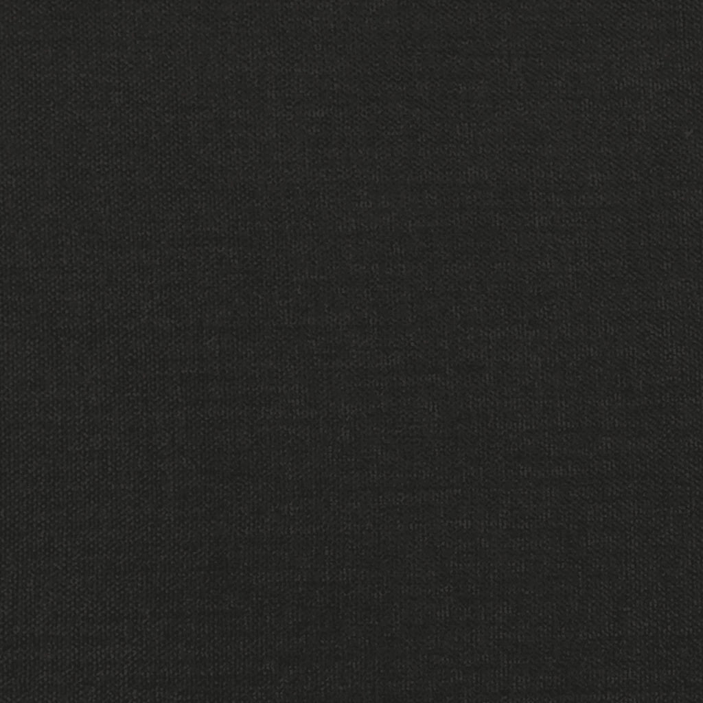 Divano a 2 Posti-Sofa 2 Posti Nero 120 cm in Tessuto 383019
