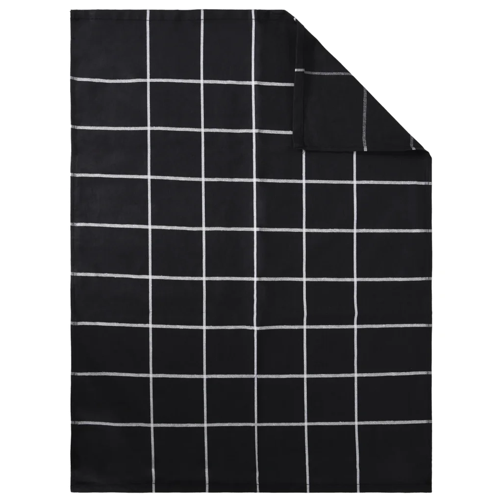 Set Strofinacci 12 pz in Cotone Nero 136294