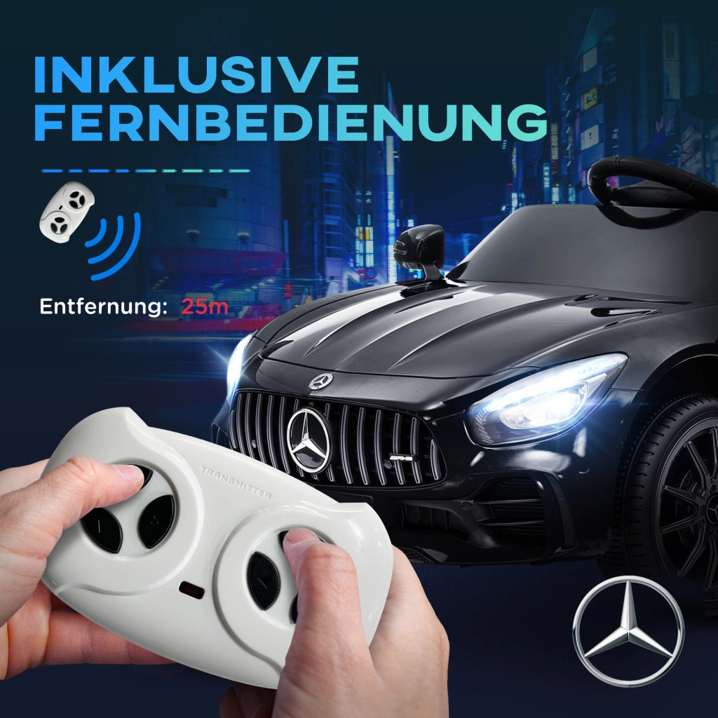 Auto elettrica per bambini Mercedes ¨C Minimal ¨C Nero