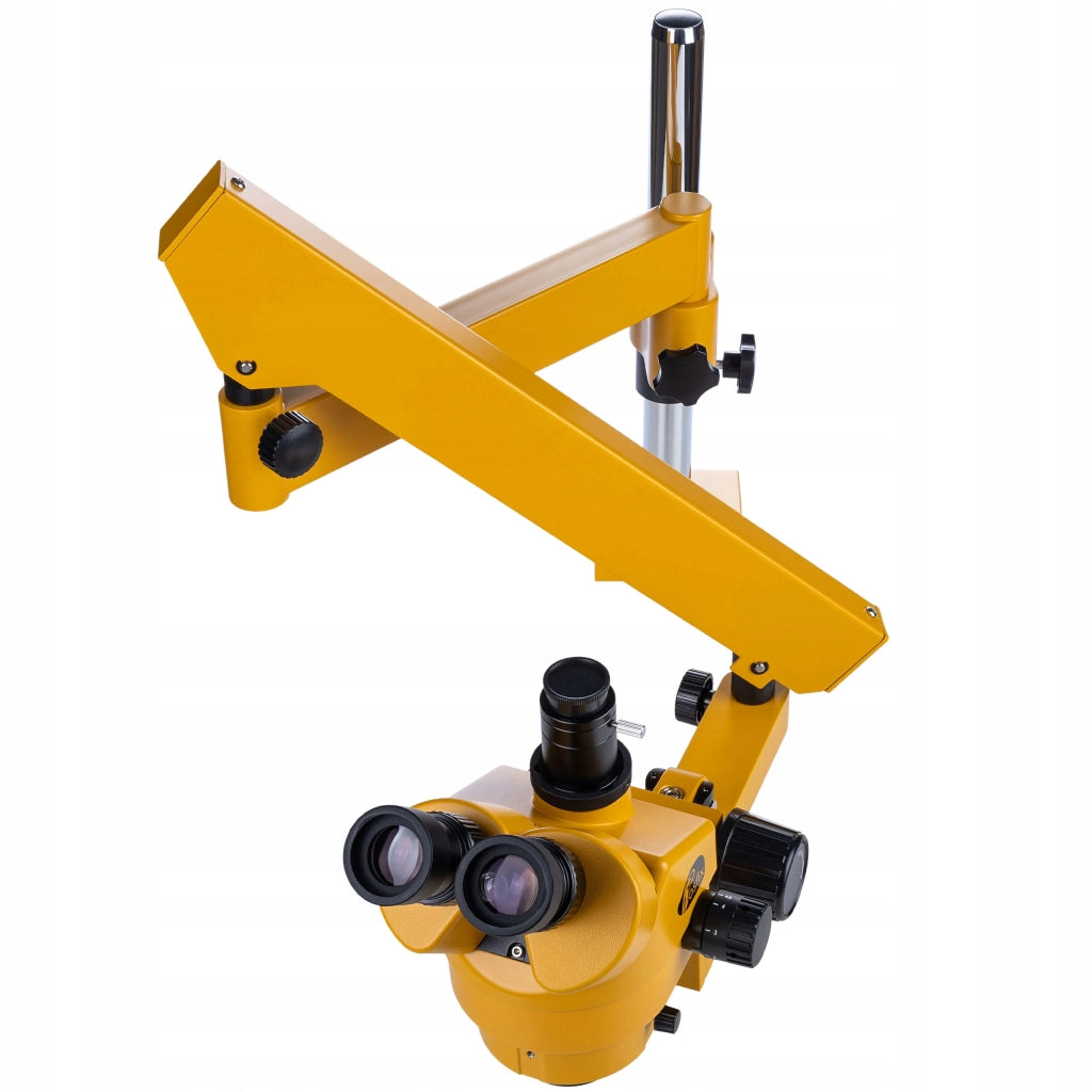 Mikroscopio Trinoculare Rosfix Neptune Pro – Zoom 7–45x con Fotocamera 4K e Illuminatore LED | Sistema Ottico Greenough