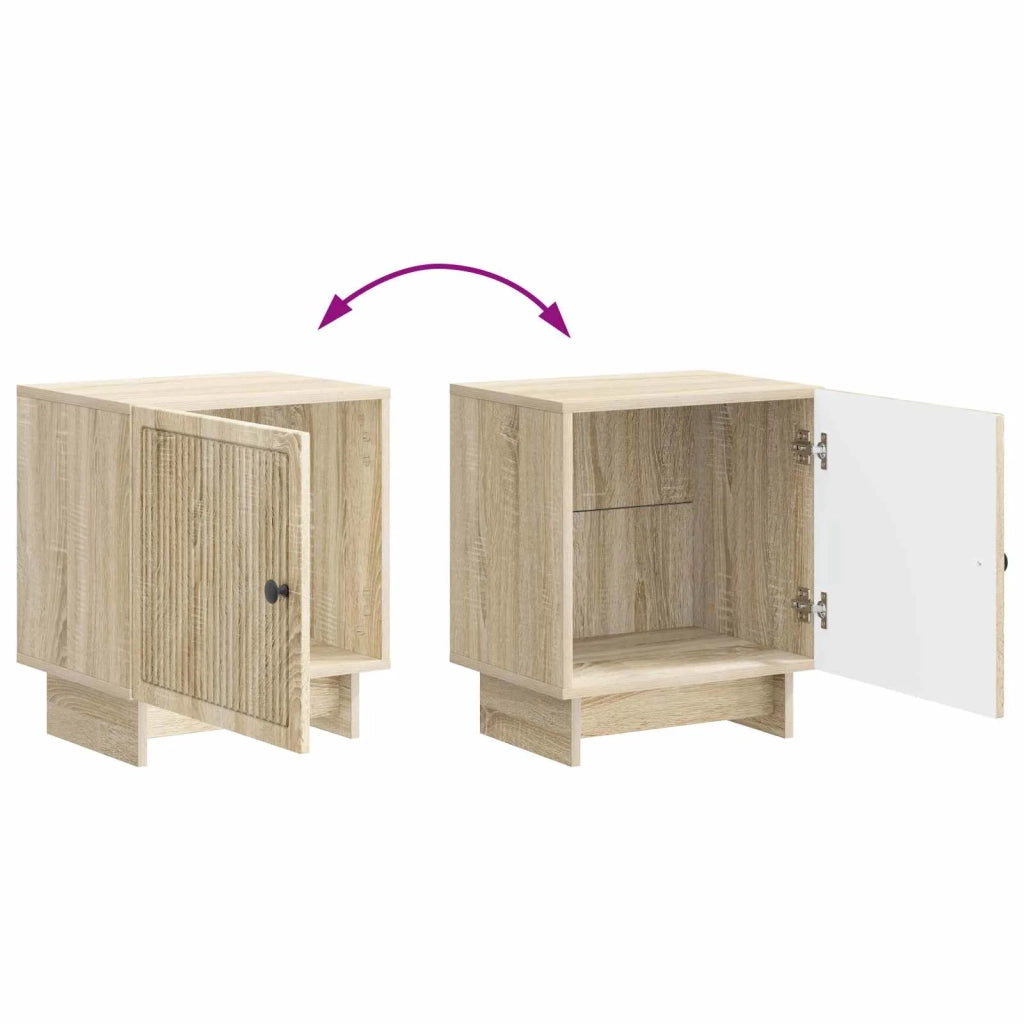 Armadio da Notte Rovere Sonoma 43 x 34,5 x 50 cm 893879