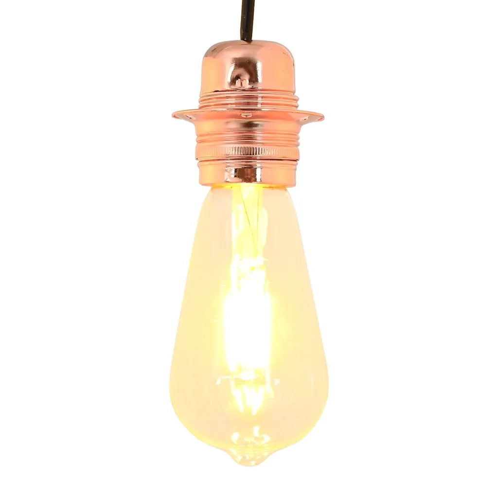 Portalampada 2 pz Oro Rosa E27 4106521