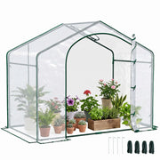 Serra da Giardino Esterno ¨C Minimal ¨C Plastica Acciaio Trasparente 180x100x152 cm