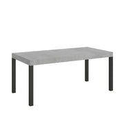 Tavolo allungabile 90x180/440 cm Every Cemento telaio Antracite